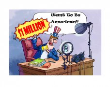 漫评美国百万美元“黄金卡”：“上链接”