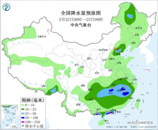 华南江南南部等地有强降水 西北部分地区有沙尘天气