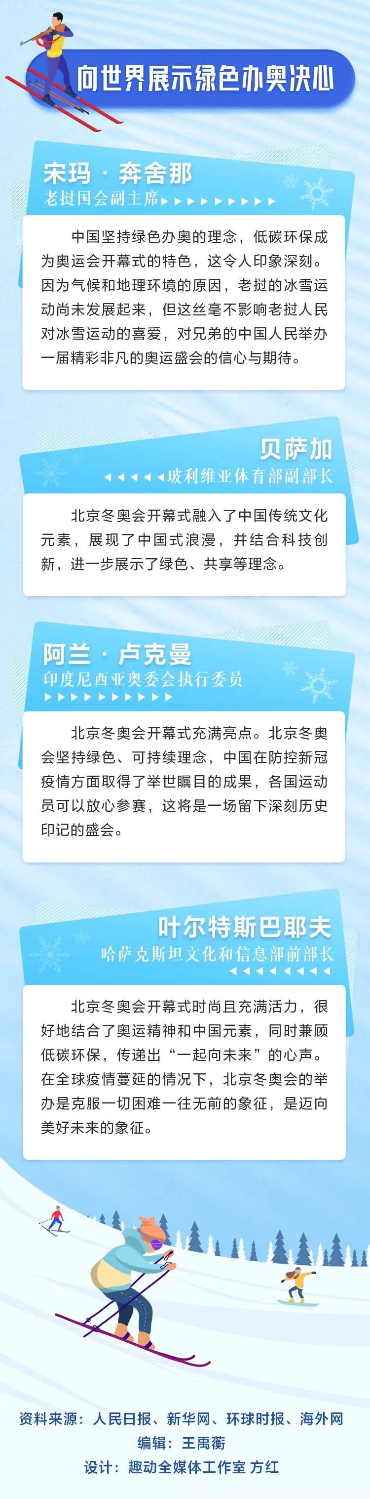 一起向未来！国际人士点赞北京冬奥